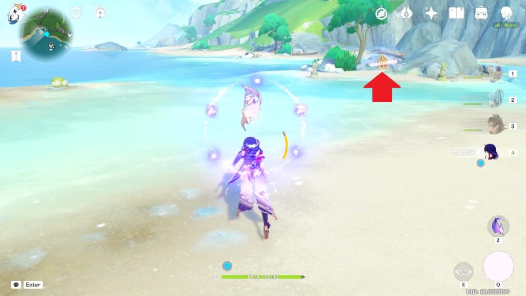 原神★フォンテーヌ廷　西にある宝箱の取り方｜仙霊を３つセットする